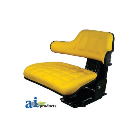 A & I Products Flip-Up Seat, Wrap Around Back, YLW 22.25" x18" x9.5" A-WF222YL